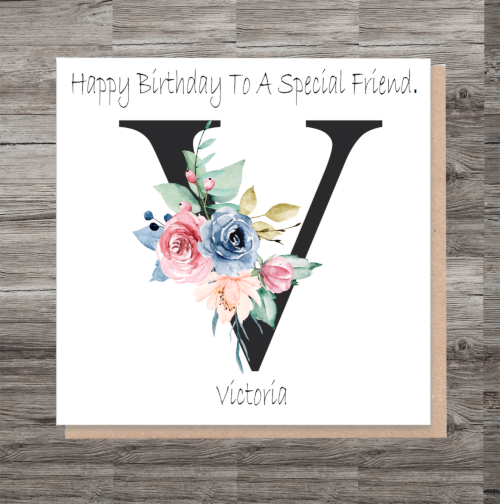 Special Friend Birthday Card, Card for Friend, Birthday Card - Click Image to Close